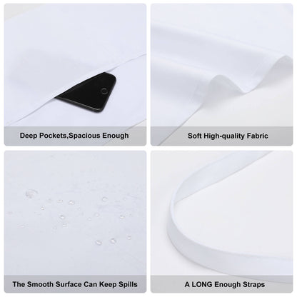 Custom Waist Apron with Pockets | Personalized Server & Barista Apron