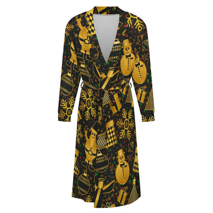 Custom Men's Robe | Personalized Silk Dressing Gown for Him