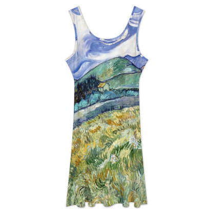 Custom Photo Maxi Dress | Personalized Sleeveless Gown Gift for Her