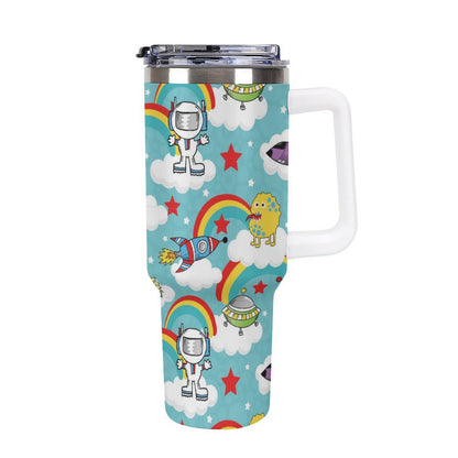 Custom 40oz Stainless Steel Car Cup | Personalized Large Travel Tumbler