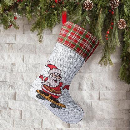 Design a Custom Sequin Christmas Stocking | Reveal Your Photo