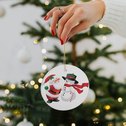 Create a Custom Ceramic Christmas Ornament | Add Your Photo & Text