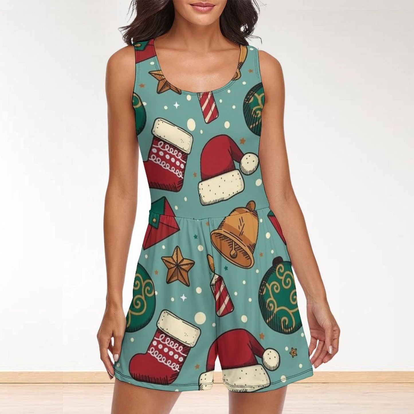 Custom Photo Romper for Women | Personalized Milk Silk Playsuit