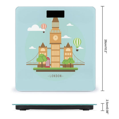 Custom Digital Body Weight Scale | Tempered Glass Bathroom Scale