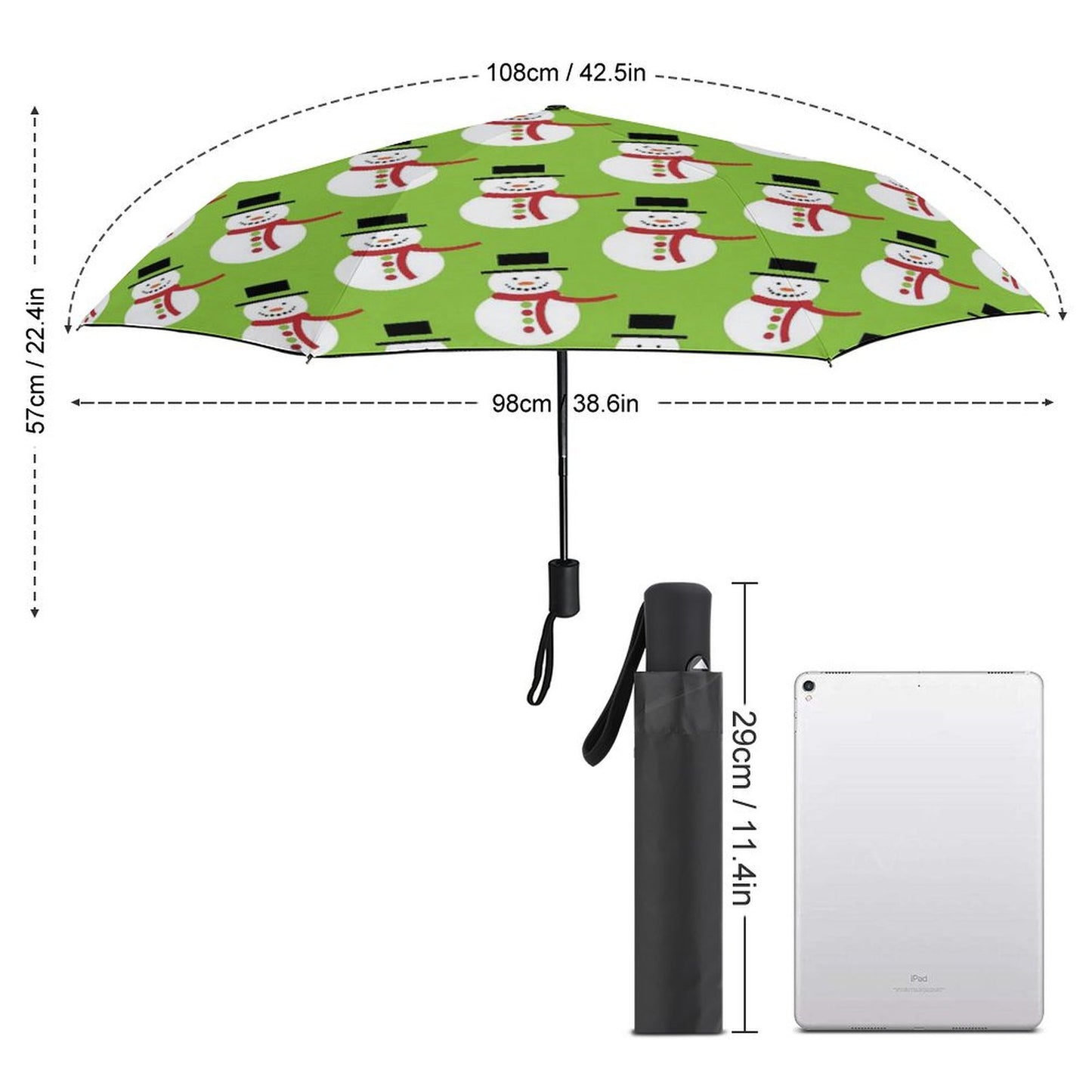 Your Art on a One-Touch Automatic Umbrella | UV & Windproof