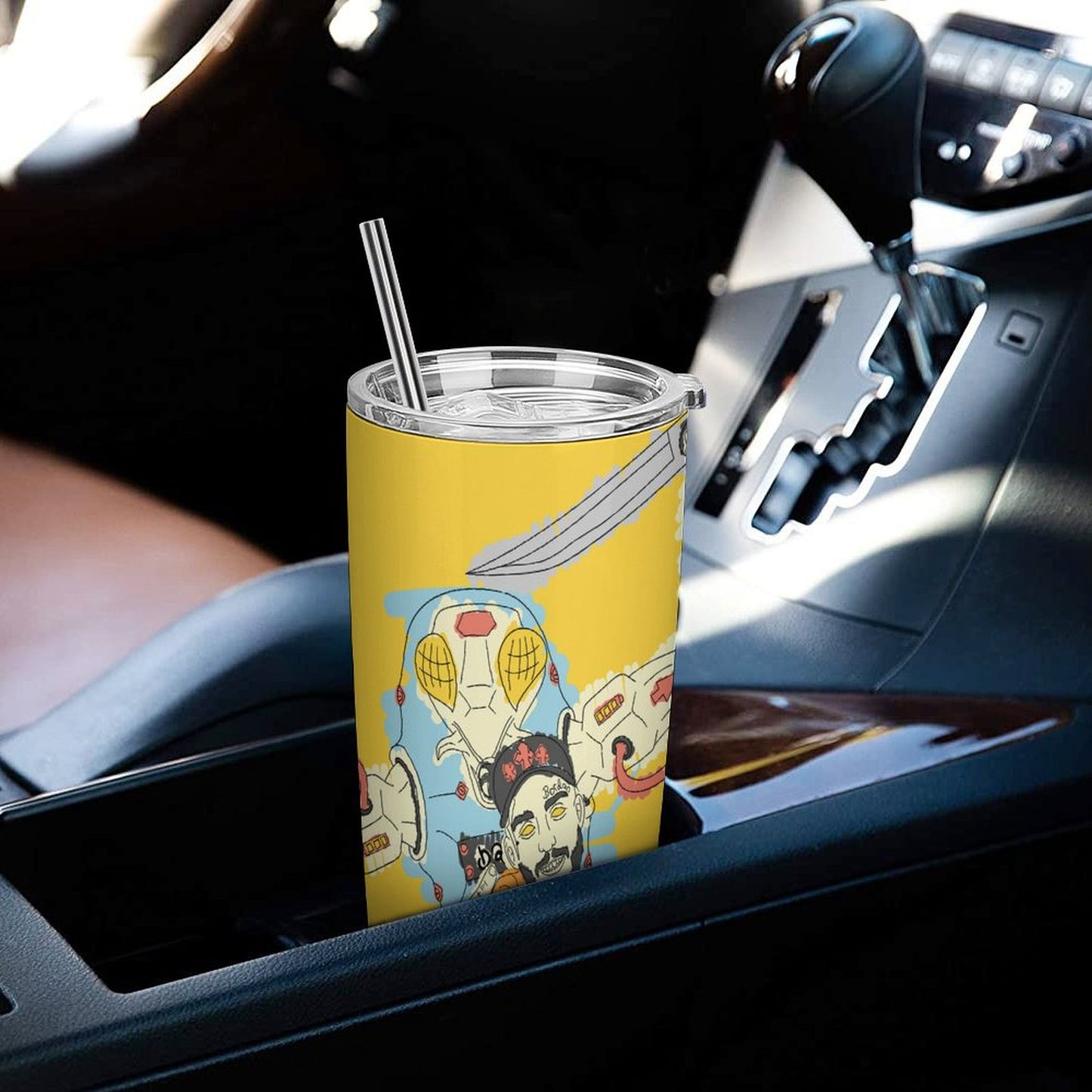 Custom All-Print 304 Stainless Steel Car Cup | Personalized Travel Mug