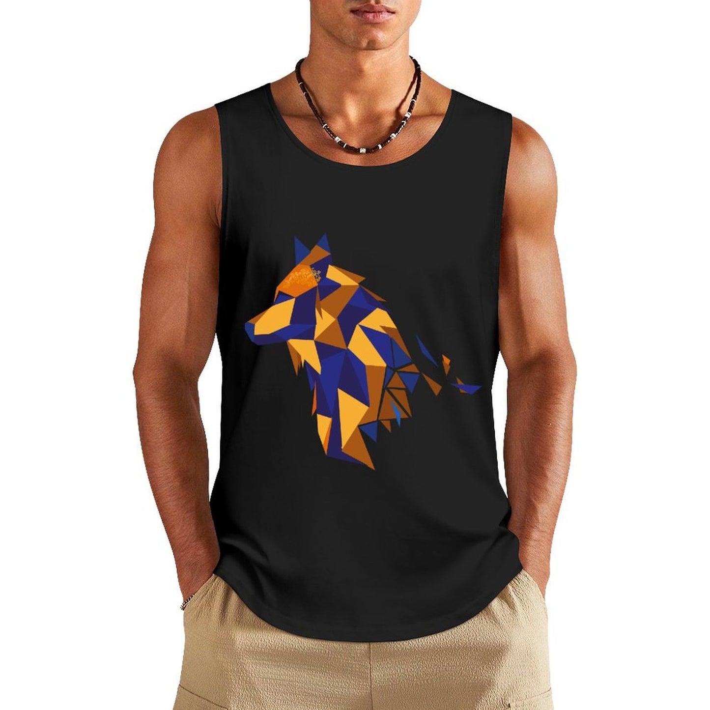 Custom Cotton Vest | Personalized Heat Press Tank Top (Multi-Color)