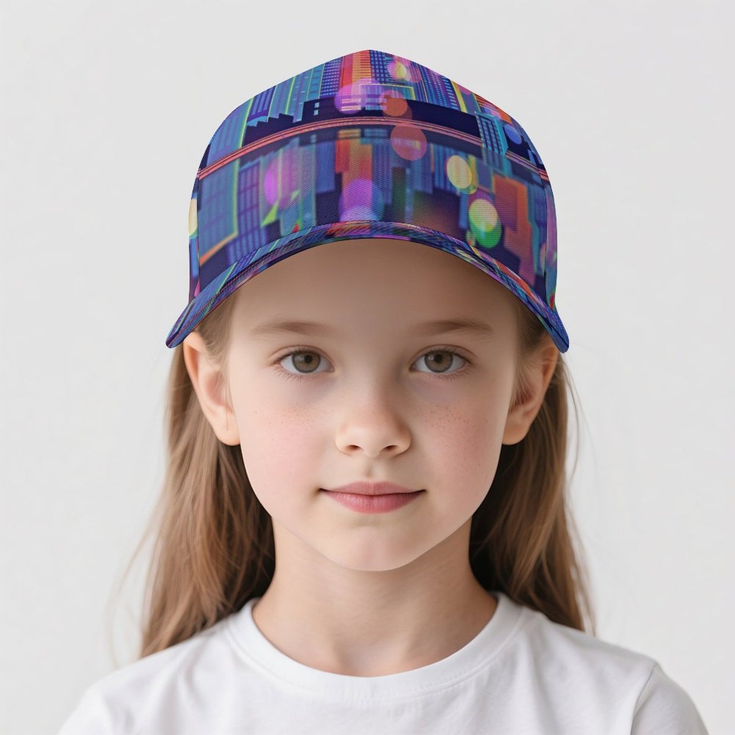 Design a Custom Kids Baseball Cap | Seamless All-Over Print