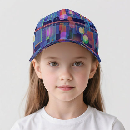 Design a Custom Kids Baseball Cap | Seamless All-Over Print