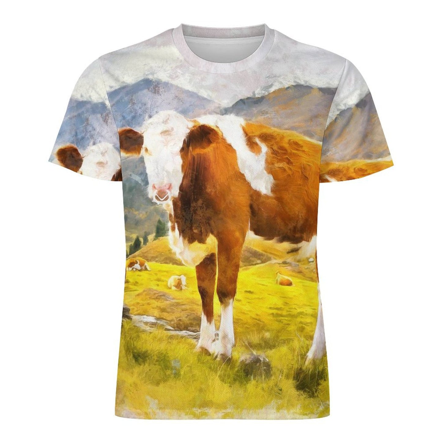Custom All Over Print T-Shirt | Personalized Photo Tee | Ice Silk Fabric