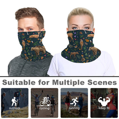 Custom Neck Gaiter with Drawstring | Personalized Face Bandana