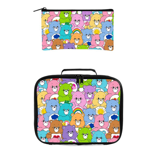 Custom Clear PVC Organizer Bag Set 2-Piece — UV-Printed Personalized Transparent Pouch Set