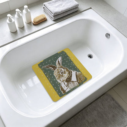 Custom Non-Slip Bath Mat with Suction Cups and Drainage Holes