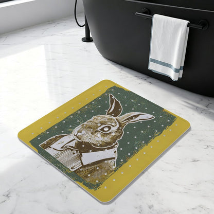 Custom Non-Slip Bath Mat with Suction Cups and Drainage Holes