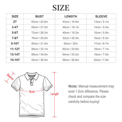 Custom Kids' Polo Shirt | Personalized Photo & Art Top for Children