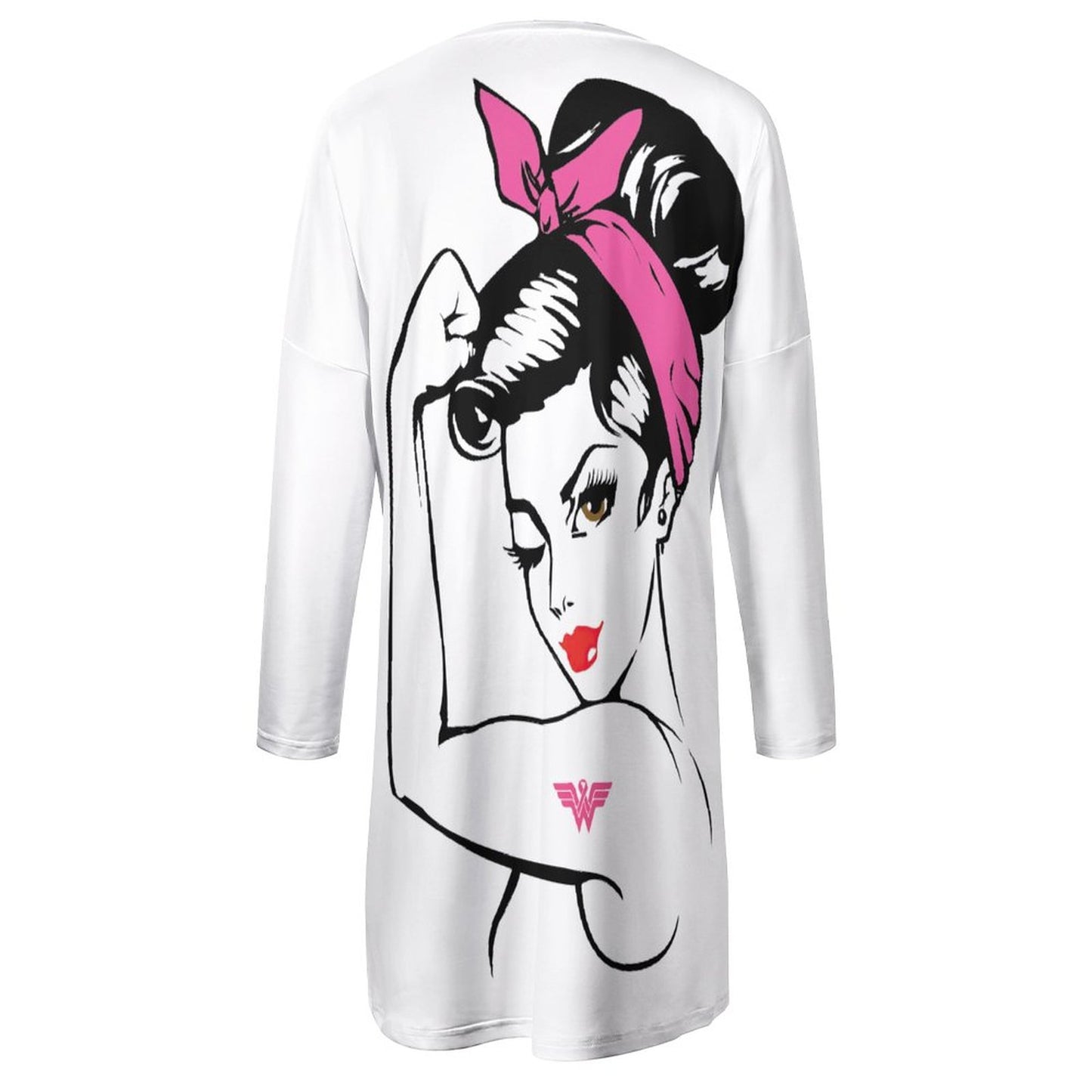 Custom Oversized Pocket Tunic | Long Sweatshirt for Leggings (2XS-6XL)