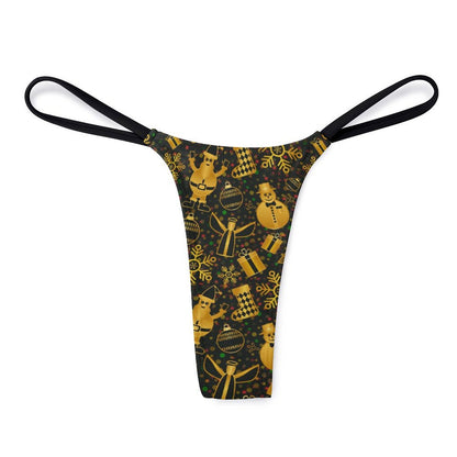 Custom Women's Photo Thong | Personalized Yoga Fabric Panty Gift