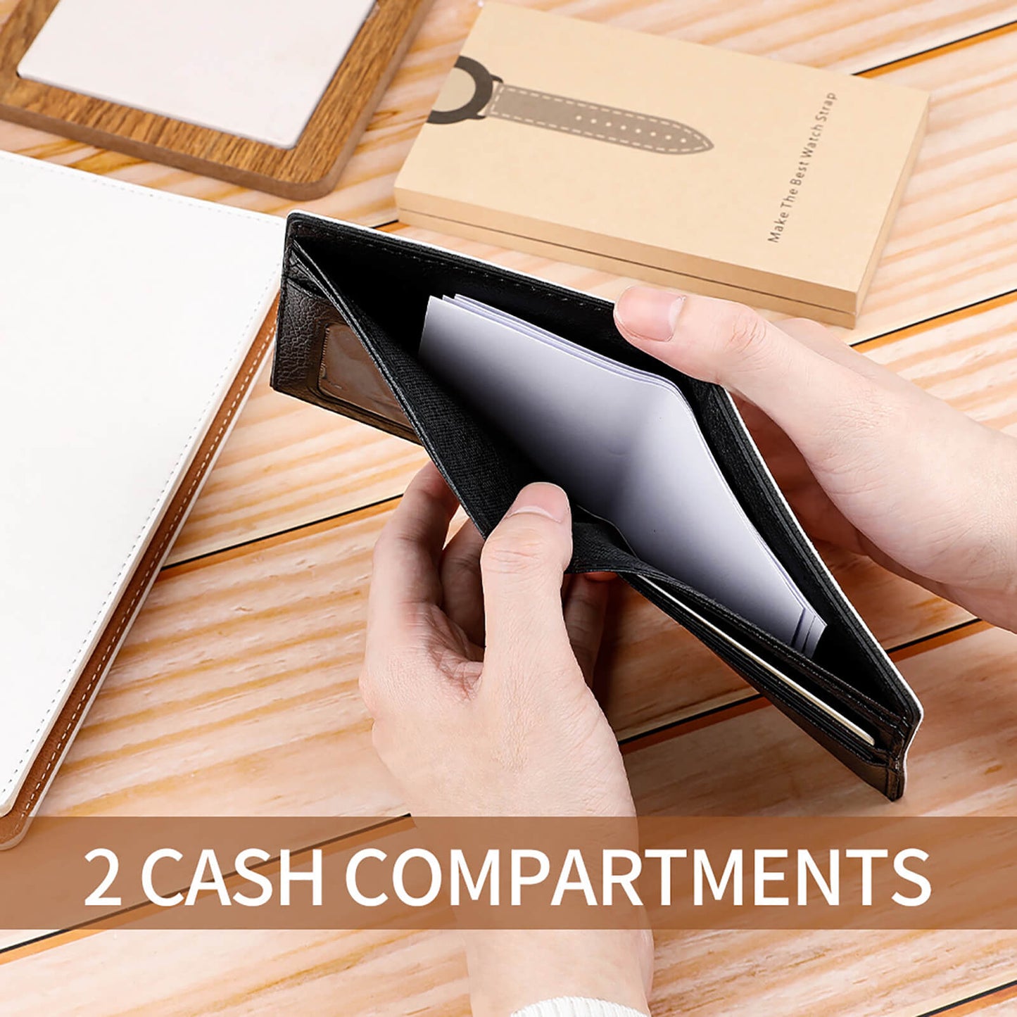 Custom Minimalist Coin Purse: Slim Twill Leather Pouch