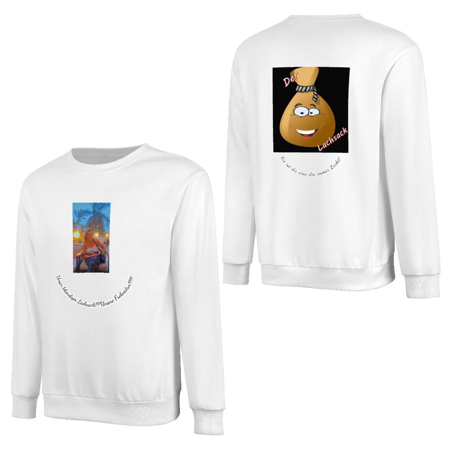 Custom Front & Back Print Hoodie | 100% Cotton Unisex Sweatshirt