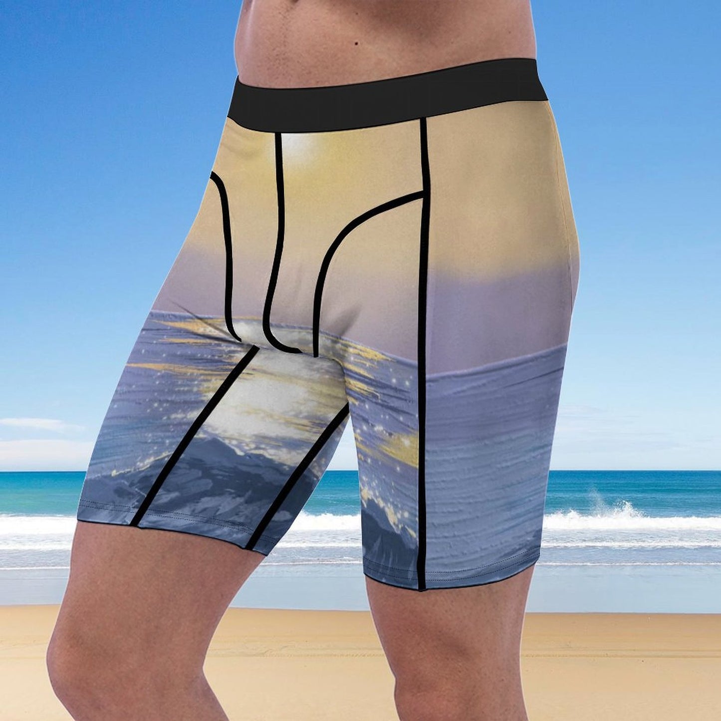 Custom Men's Sports Compression Shorts | Personalized Running Gift