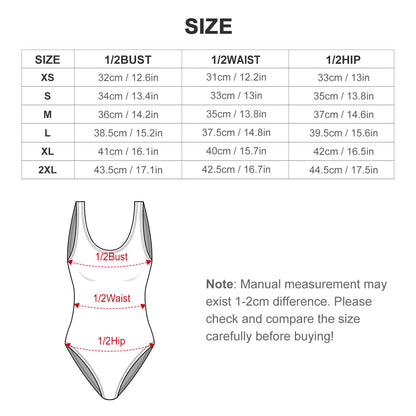 Custom One-Piece Swimsuit | Personalized Luminous Swimwear