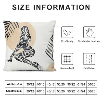 Custom Double-Sided Plush Pillow Cover: Soft Velvet Cushion Case