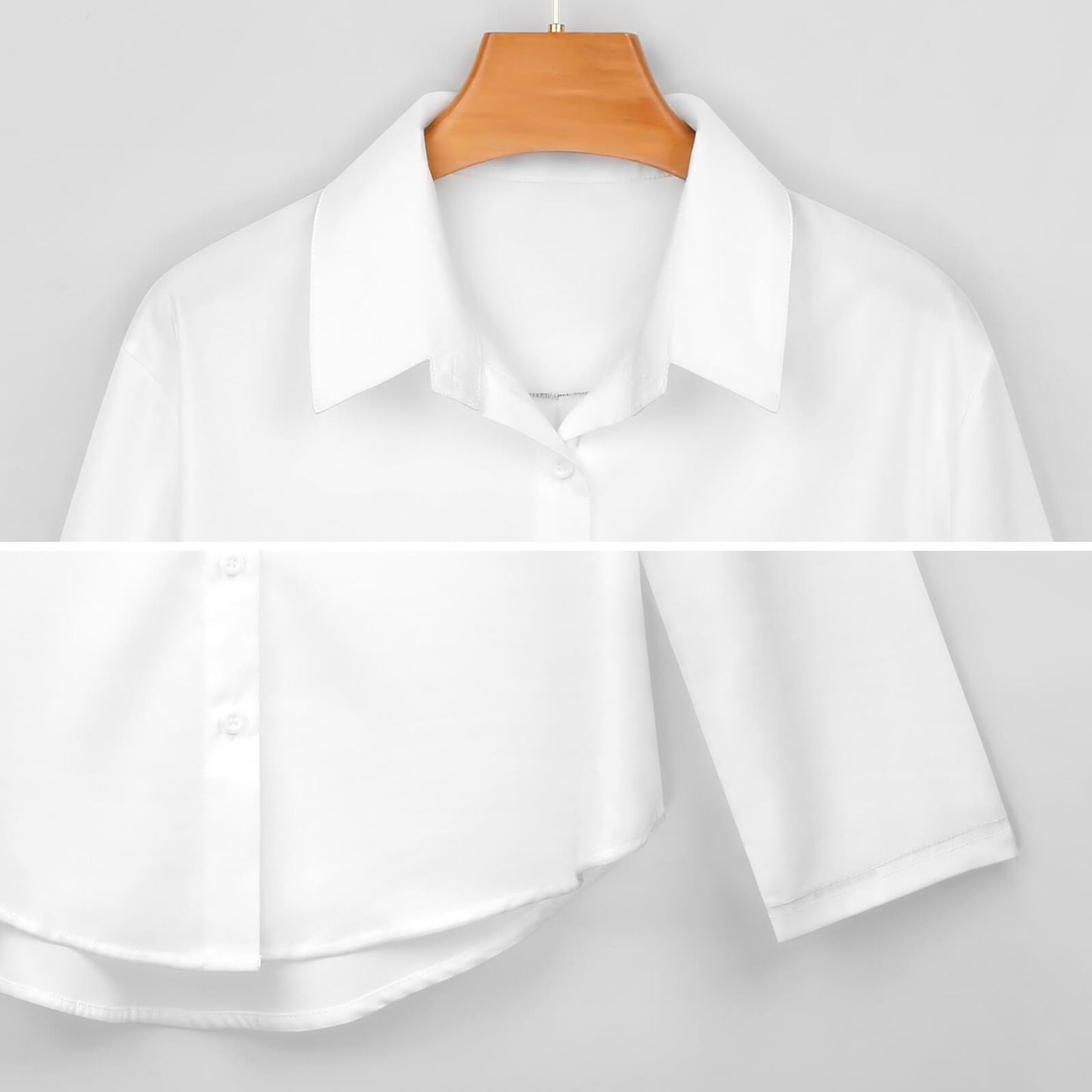 Custom Asymmetric Hem Long Sleeve Shirt | Plus Size S-8XL Artistic Top