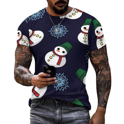 Custom All-Over Print Men's Cotton T-Shirt | Design Your Own Tee