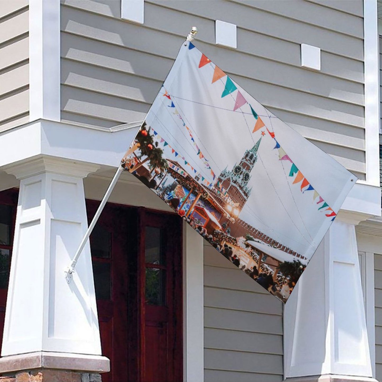 Custom All-Weather Flag | Personalized Photo Garden & House Banner