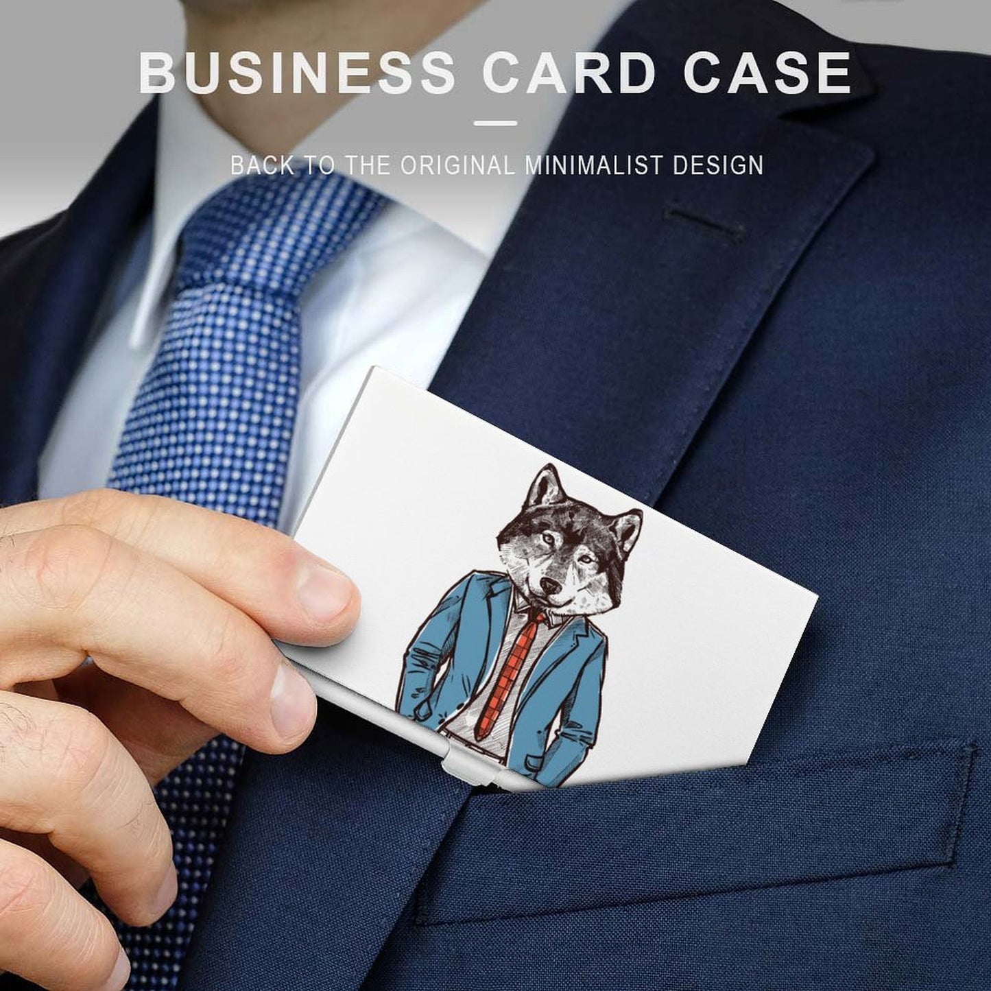 Custom Business Card Holder | Personalized Aluminum Case