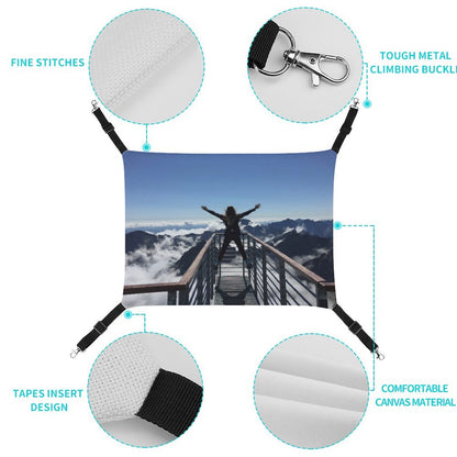 Custom Pet Hammock | Personalized Cat & Small Dog Bed for Crate or Chair