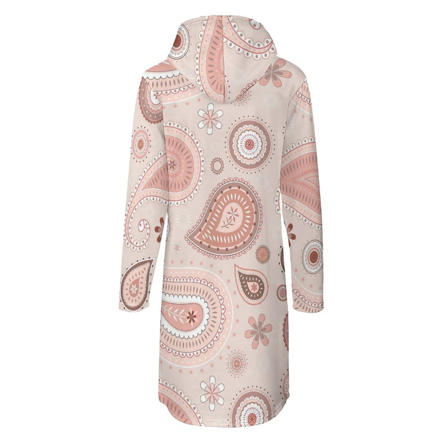 Custom Longline Hoodie Dress | Sweatshirt Tunic with Pockets