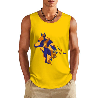 Custom Cotton Vest | Personalized Heat Press Tank Top (Multi-Color)