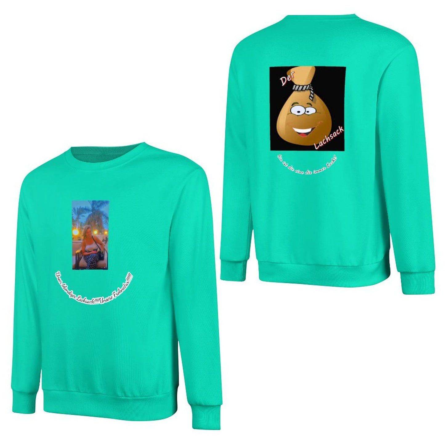 Custom Front & Back Print Hoodie | 100% Cotton Unisex Sweatshirt