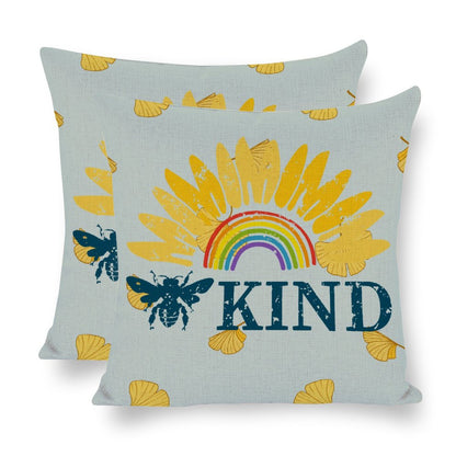 Custom Linen Throw Pillow Case | Personalized Farmhouse Cushion Cover