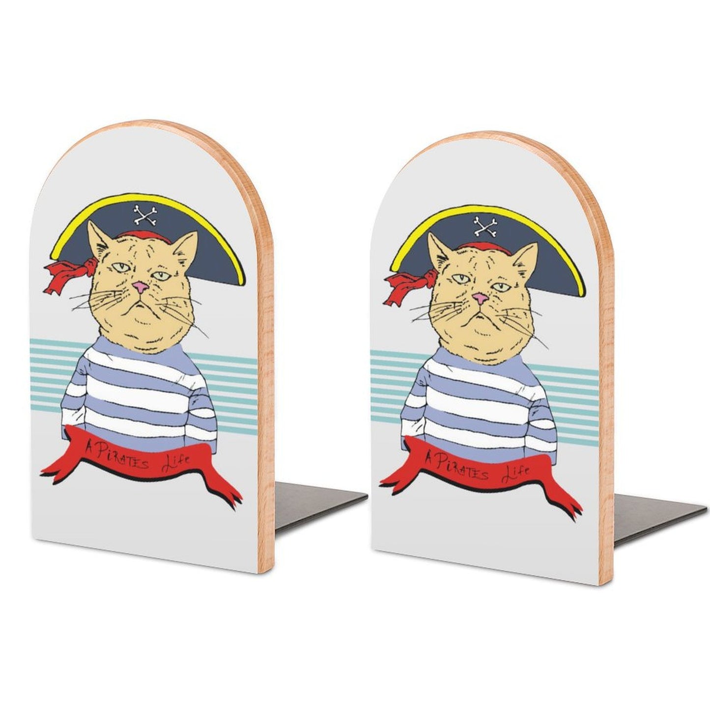 Custom Bookends | Personalized Wooden Book Ends for Shelves & Office