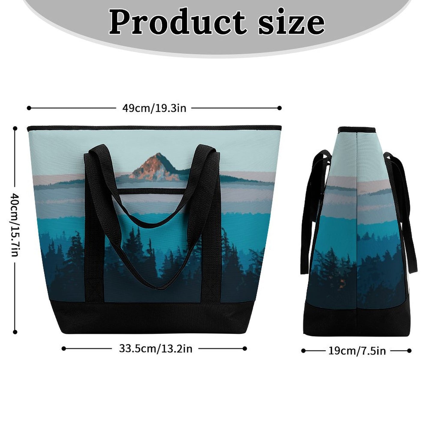 Custom Insulated Shopping Bag | Personalized Large Grocery Tote