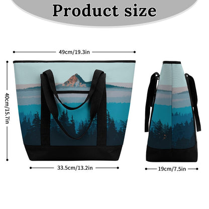 Custom Insulated Shopping Bag | Personalized Large Grocery Tote