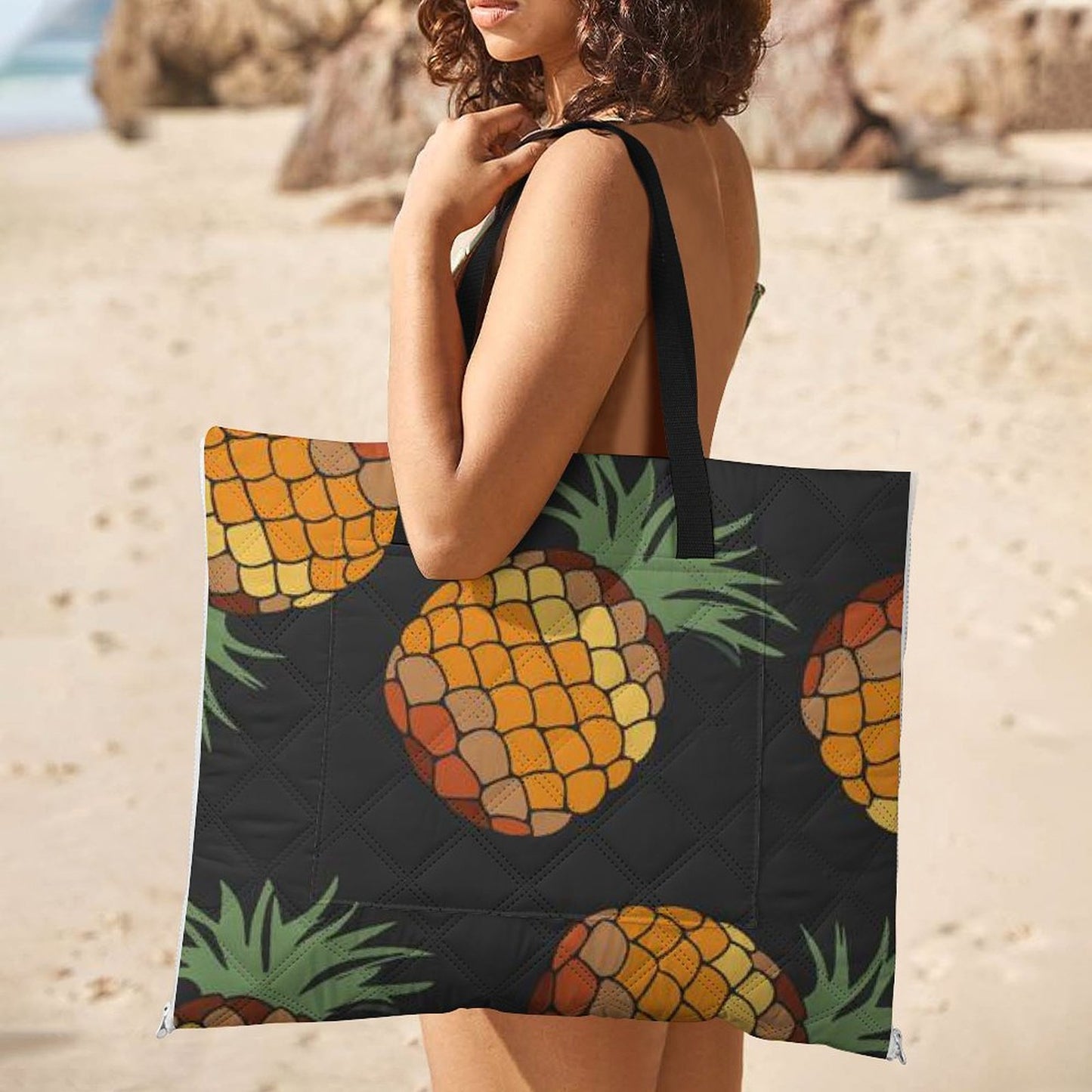 Custom Picnic Blanket Tote | Personalized, Waterproof & Foldable