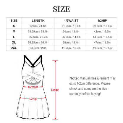 Women's Cutout One Piece Swimsuit with Deep V Twist Front, Open Back Tie and Custom Print