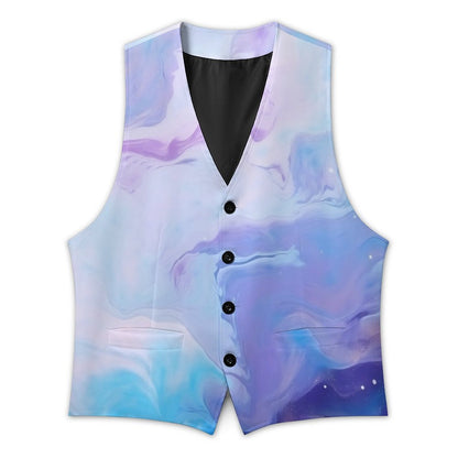 Custom Men's Suit Vest | Personalized Photo Print Waistcoat