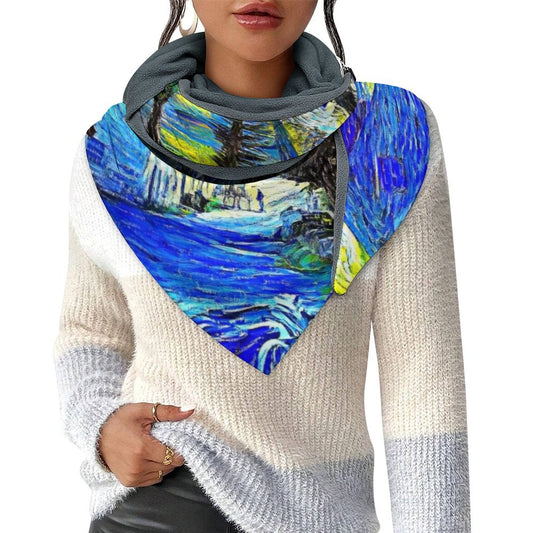 Custom Scarf in Brushed Milk Silk | Personalized Photo & Art Shawl