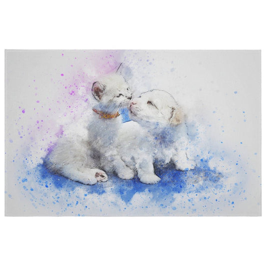 Crystal Velvet Bath Mat Non-Slip Custom Print | 500% Water Absorption