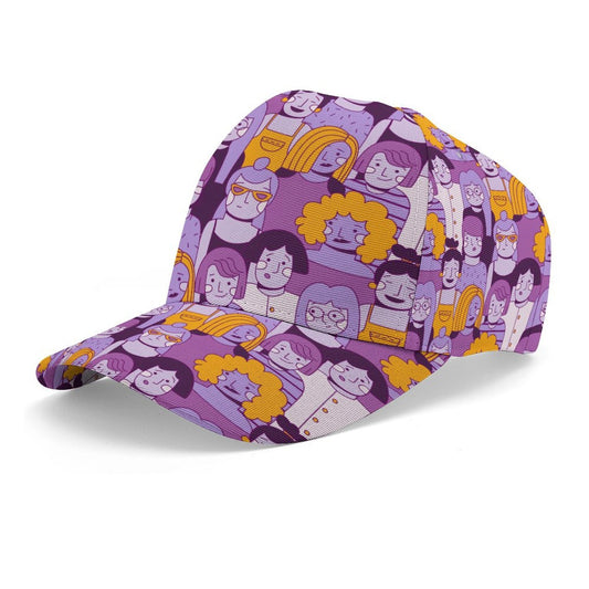 Personalized Kids Baseball Cap with Full-Print Custom Design and Ventilation