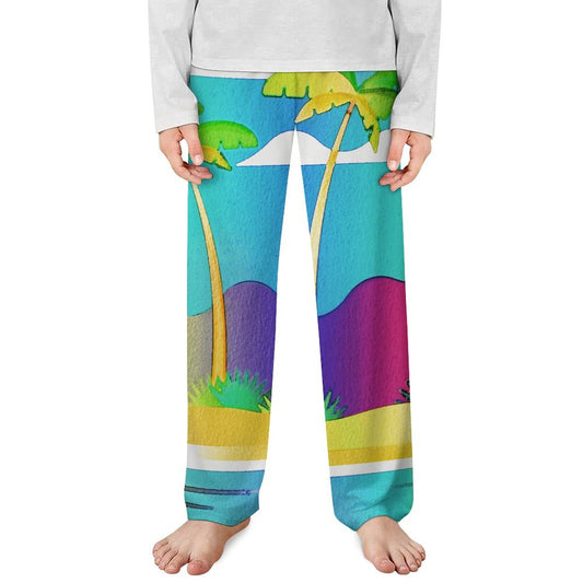 Custom Kids' Pajama Pants | Personalized Straight-Leg Sleepwear
