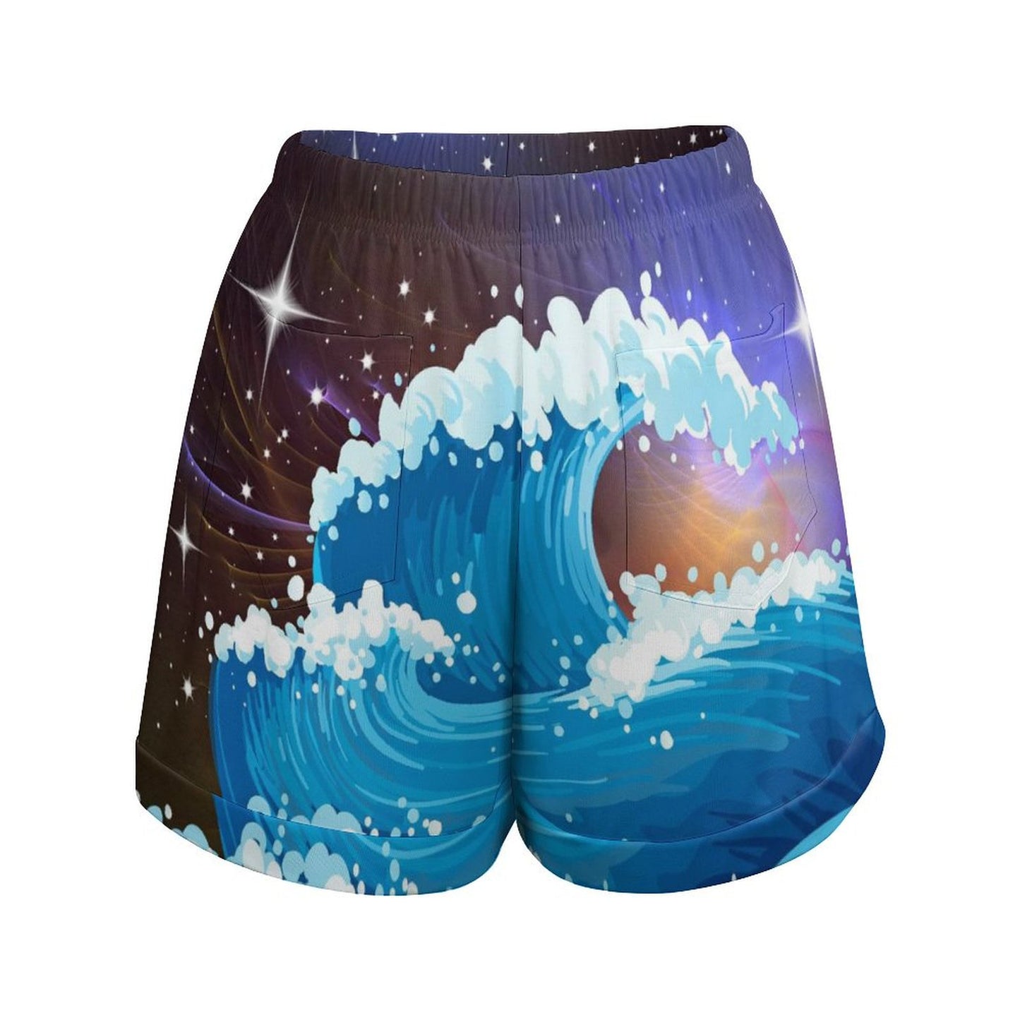 ustom High-Waist Active Shorts with Pockets | Personalized Workout Shorts