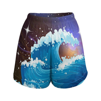 ustom High-Waist Active Shorts with Pockets | Personalized Workout Shorts