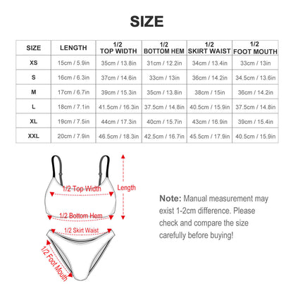 Custom Unpadded Natural Fit Bikini Set | Quick-Dry Swimwear