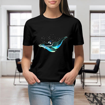 Women's 100% Cotton HD Graphic T-Shirt | Custom Slim-Fit Tee
