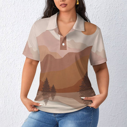 POLO Straight Top Nature View Paintings